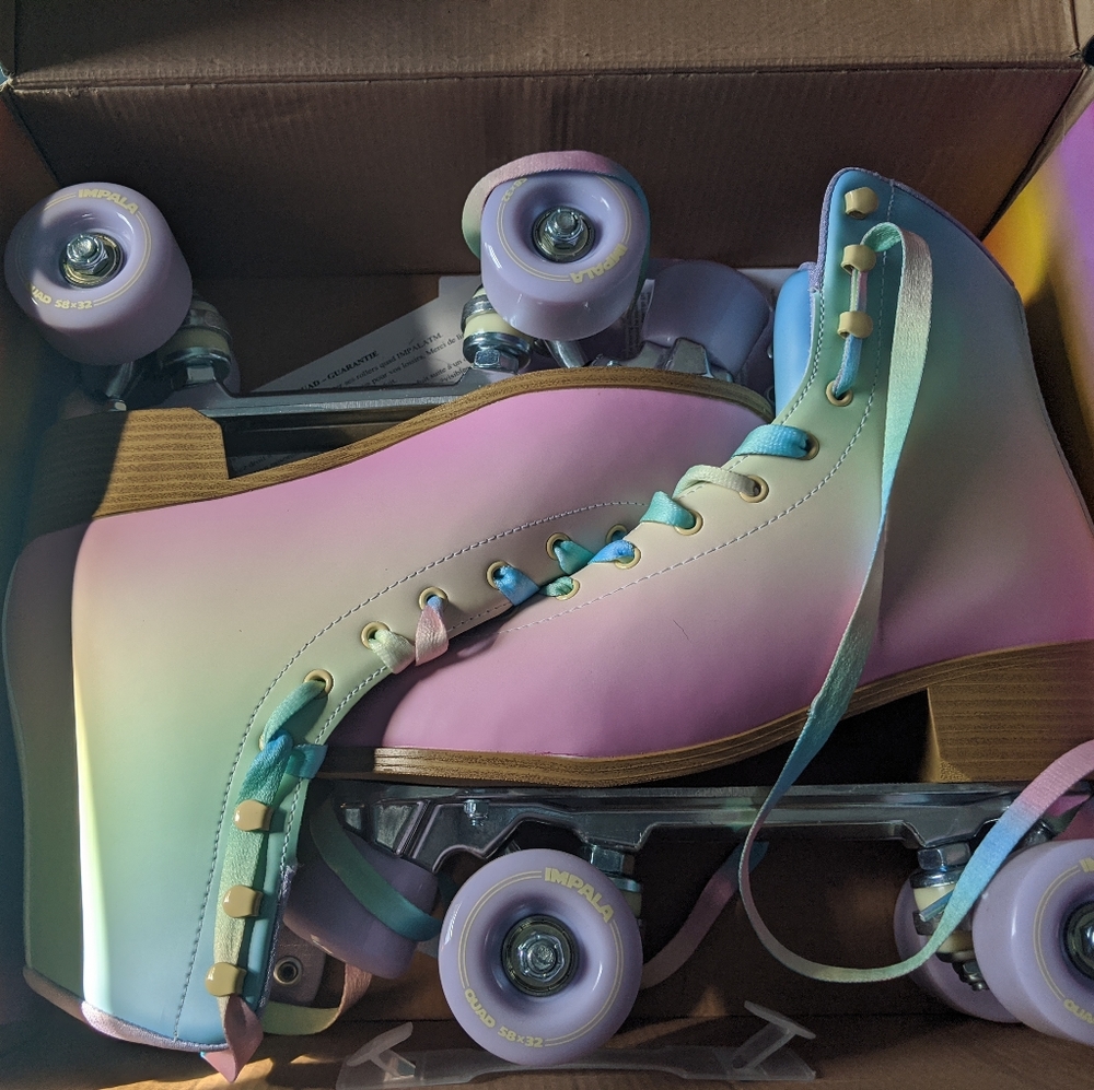 Impala Roller skates in Pastel Fade size 10 NWOT